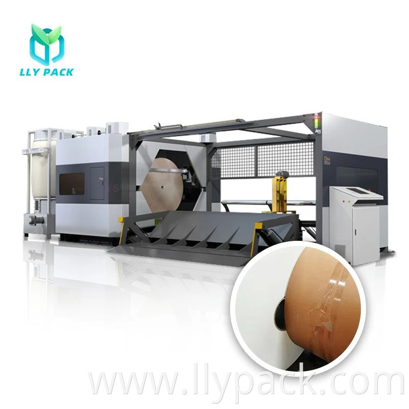 Corrugated Packaging Industrial Automatic Jumbo Roll Paper Saw Blade Slitting Machine